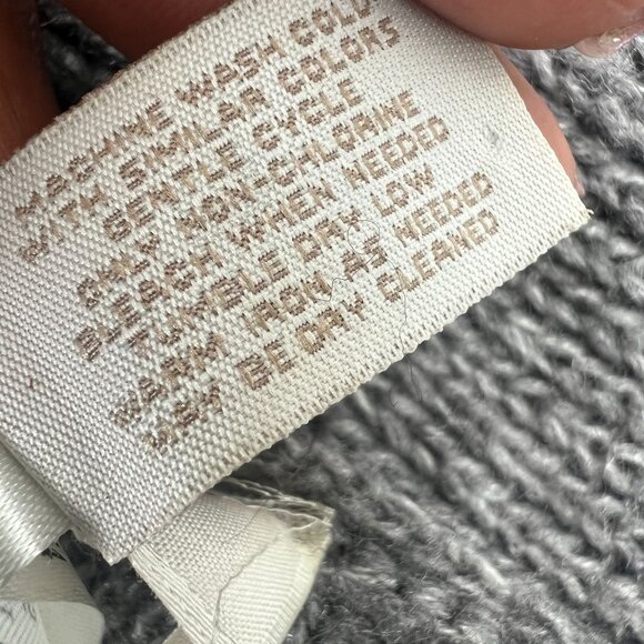 Chico's Cropped‎ Cardigan 0 (US 4/6 S) Wool Mohair Cable Knit Gray Taupe - Picture 5 of 12